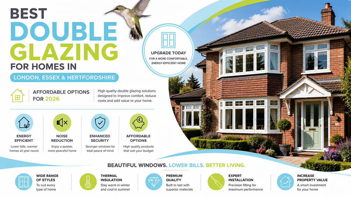 Best Double Glazing in London, Essex & Hertfordshire for Energy-Efficient Homes in 2026
