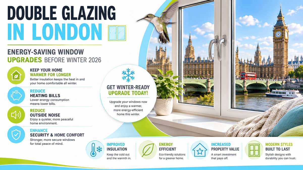 Double Glazing London: Energy-Saving Window Upgrades Before Winter 2026
