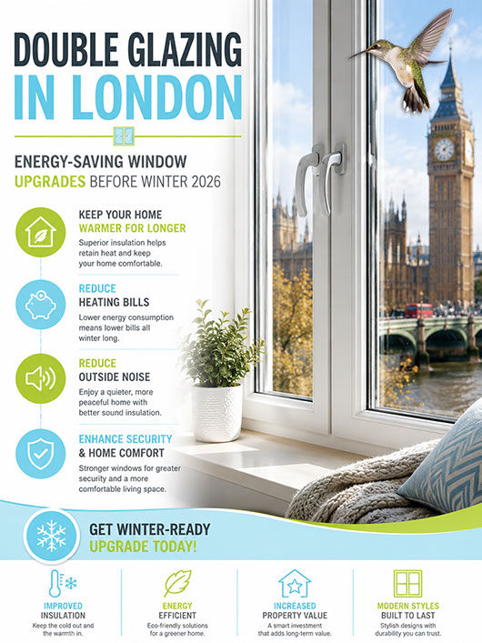 Double Glazing in London: Energy-Saving Window Upgrades Before Winter 2026