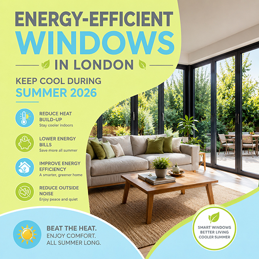 Energy-efficient windows in London: keep cool during summer 2026