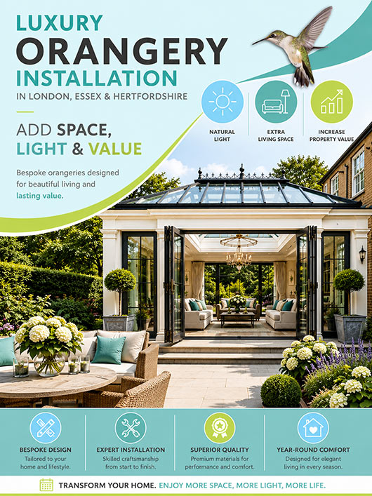 Luxury Orangeries London – Architectural Refinement for Exceptional Homes.